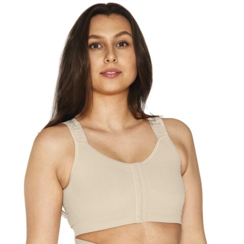 Reco Bra® - Post-Surgical Bra - HONEY